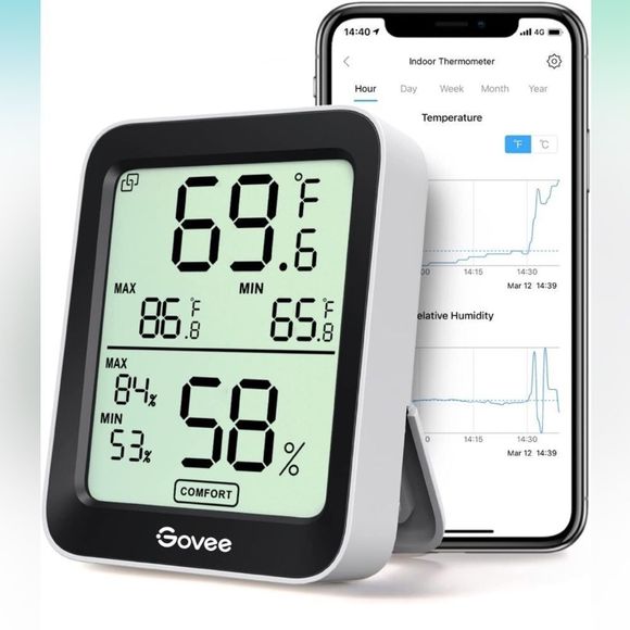 - 2 Govee Smart Thermo - Hygrometers NEW - Picture 3 of 8